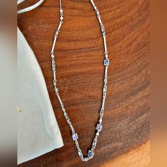 Kendra Scott Rhett Lilac Mix Rhodium - Picture 2 of 5